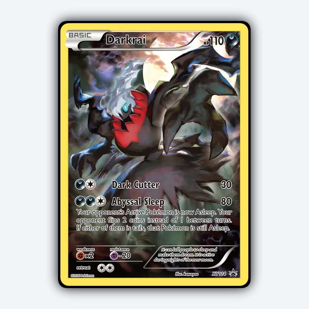 Darkrai #114 - XY Black Star Promos Set - Card Rug