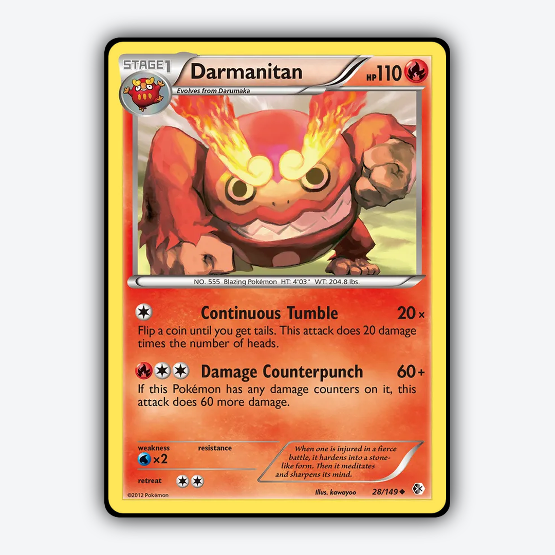 Darmanitan 028/149 - Boundaries Crossed Set - Card Rug