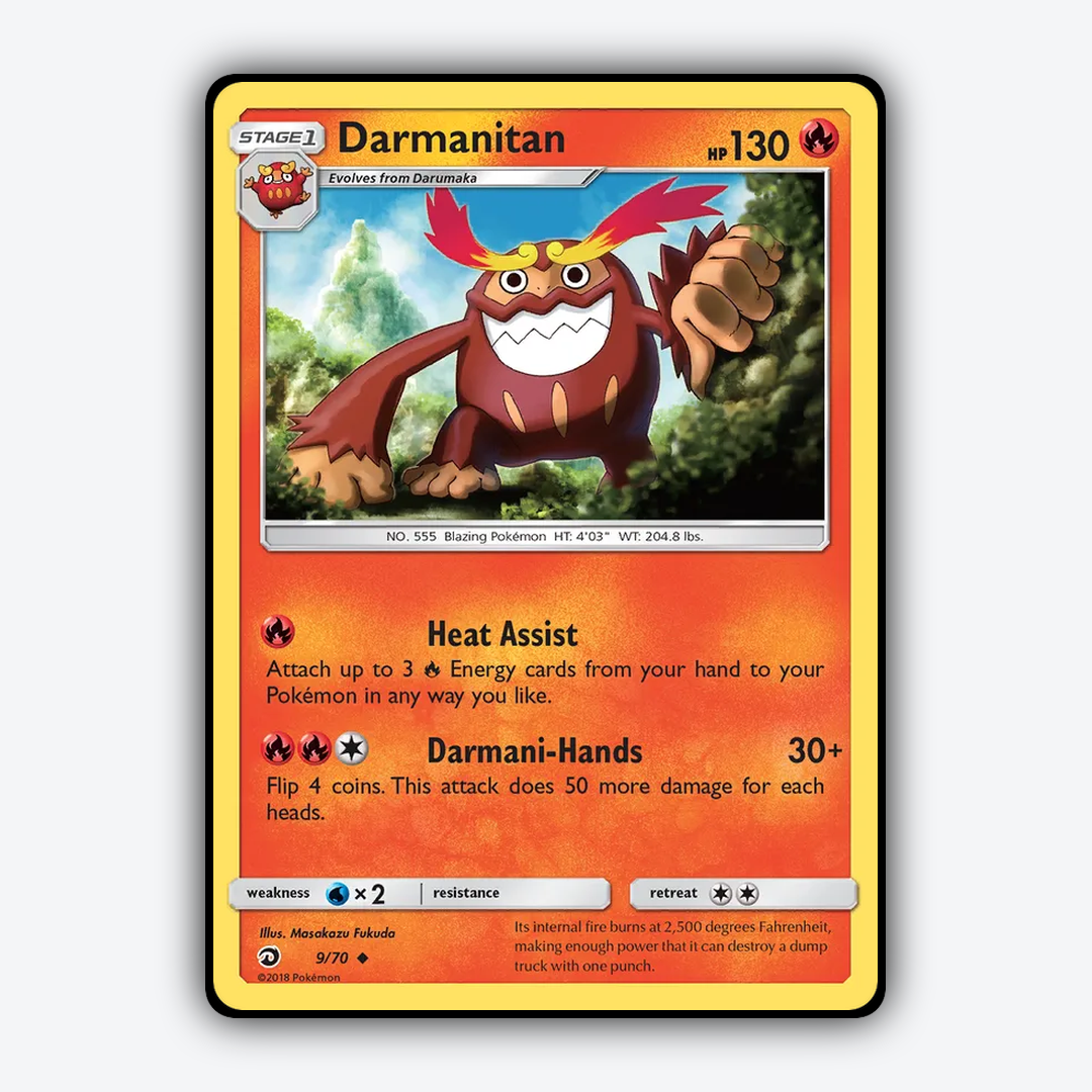 Darmanitan 009/70 - Dragon Majesty Set - Card Rug