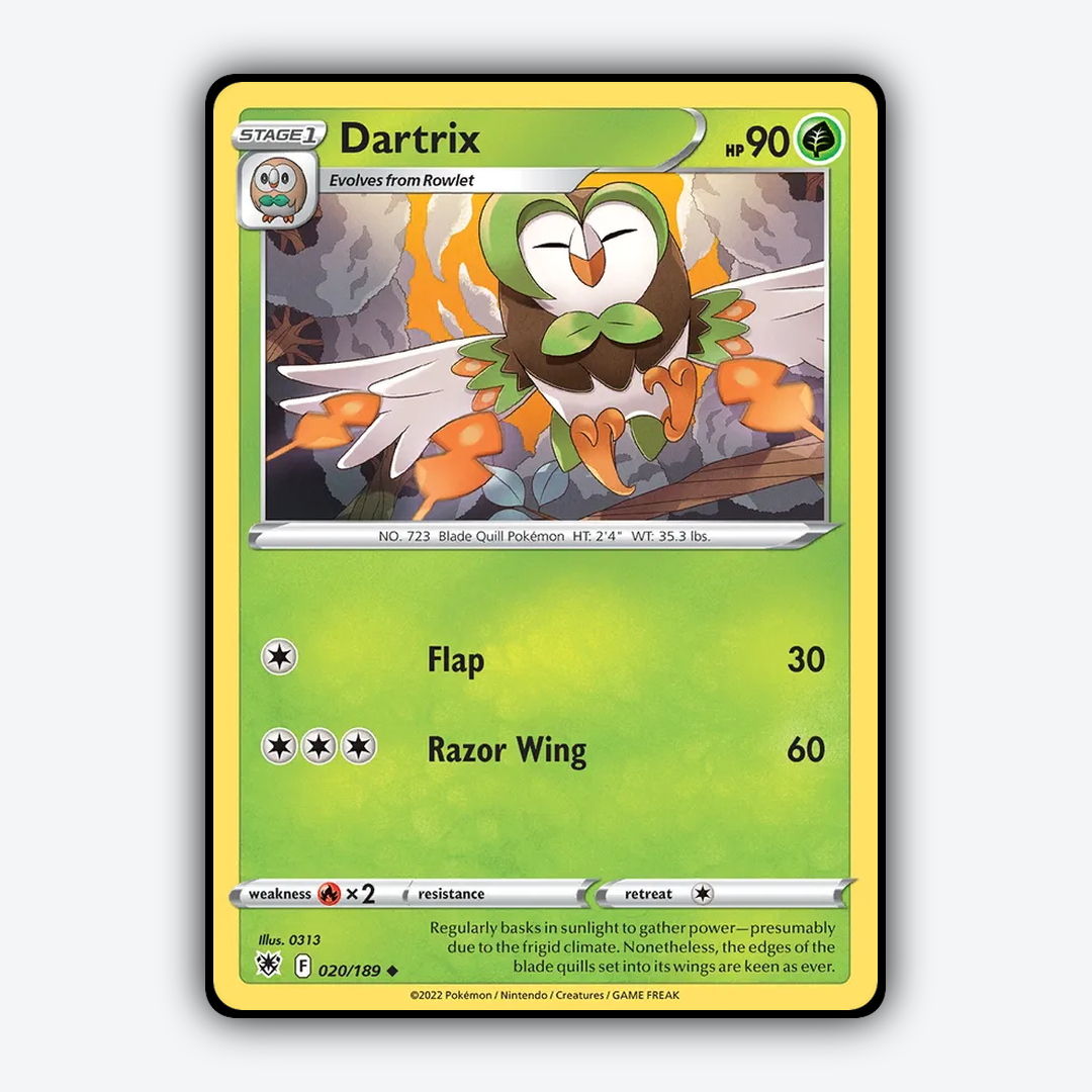 Dartrix 020/189 - Astral Radiance Set - Card Rug