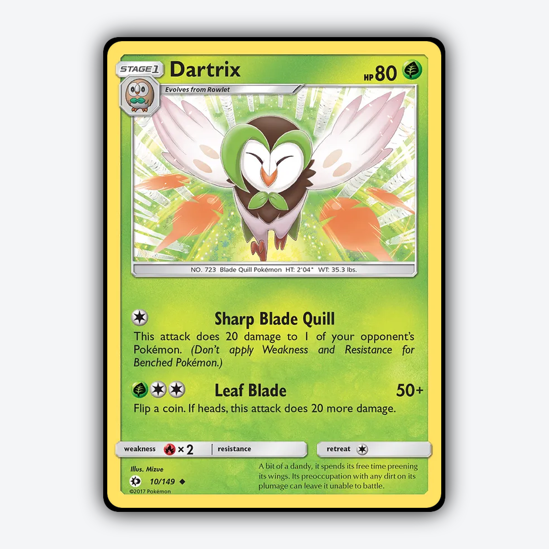 Dartrix 010/149 - Sun & Moon Set - Card Rug