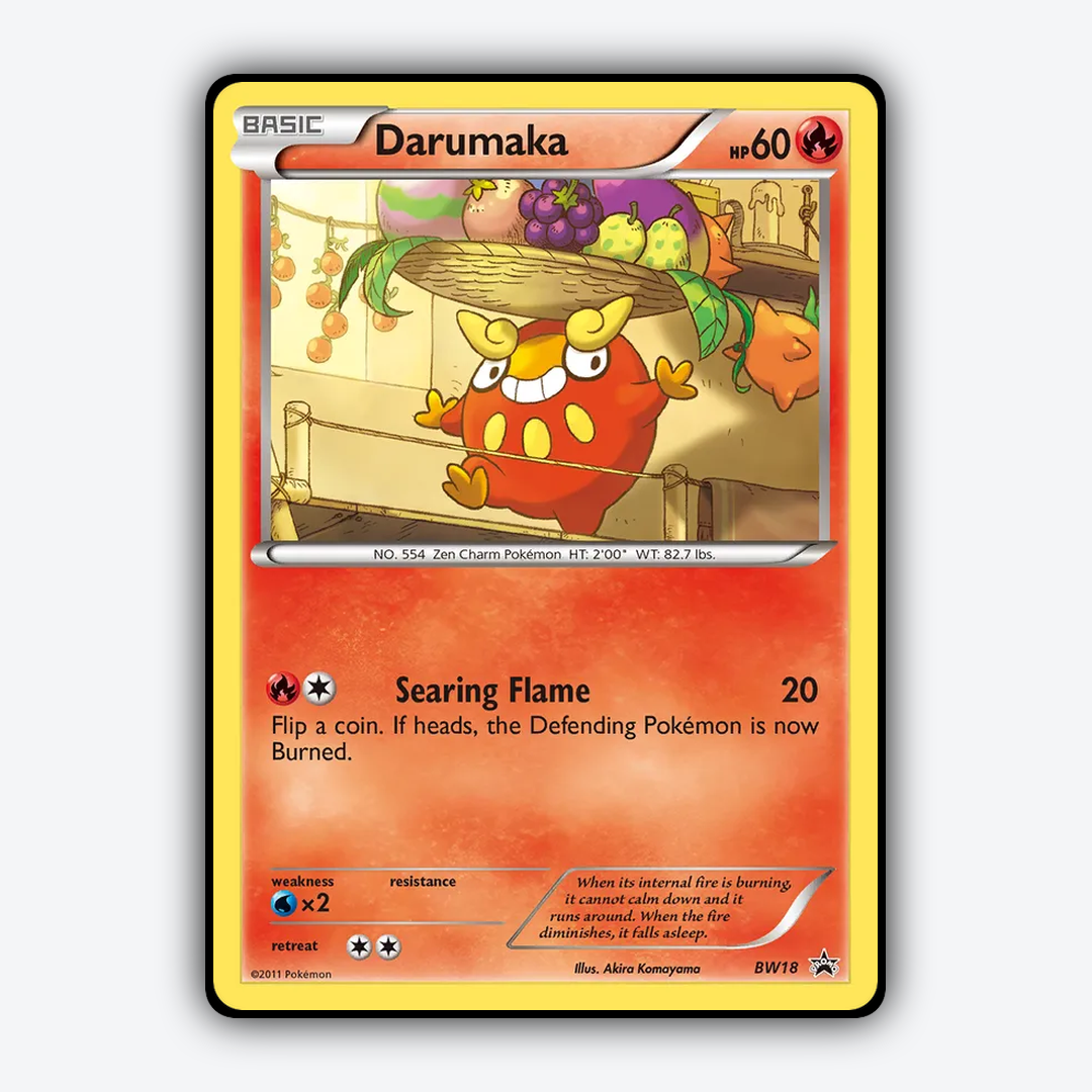 Darumaka #18 - BW Black Star Promos Set - Card Rug