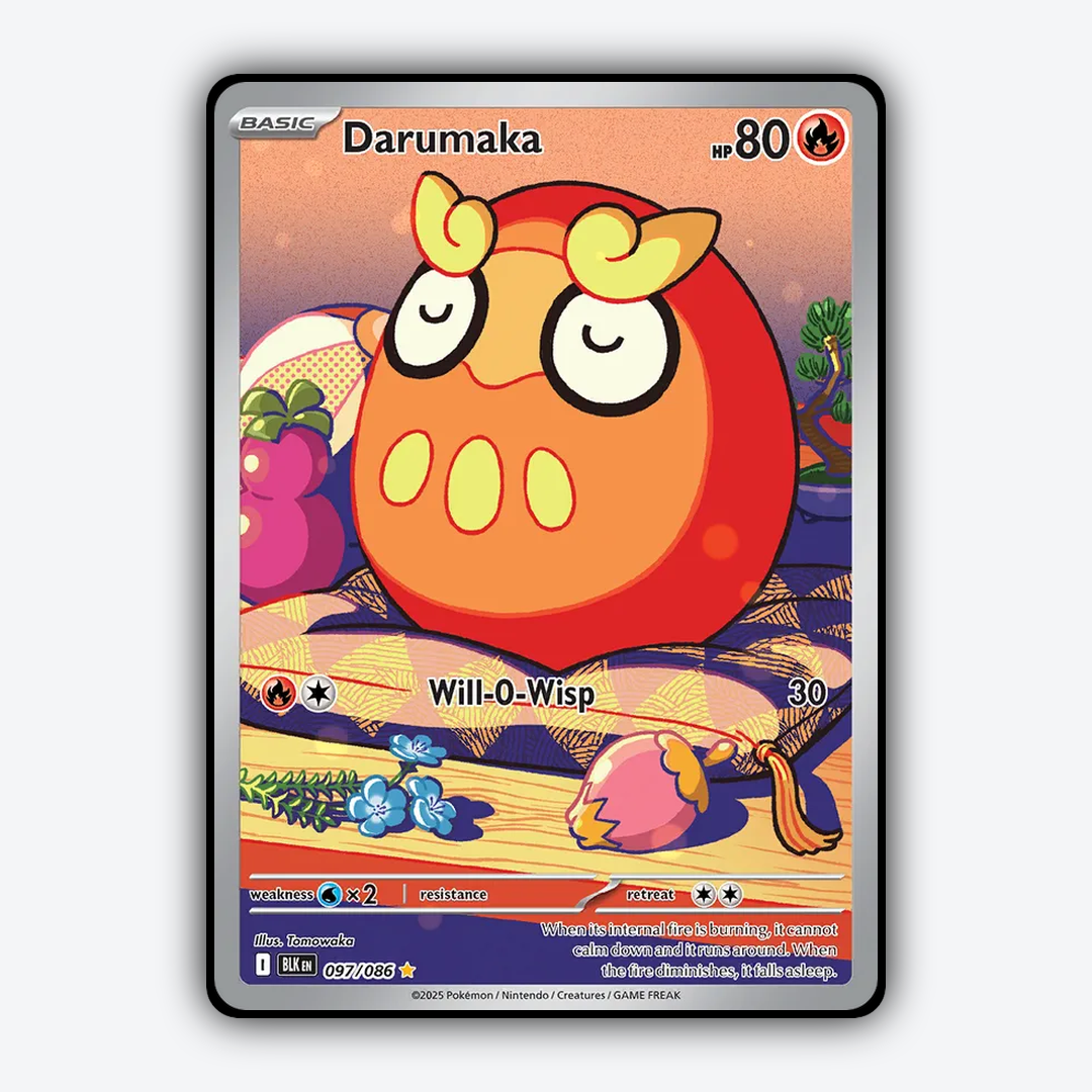 Darumaka #97 - Black Bolt Set - Card Rug