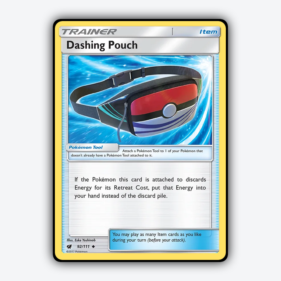 Dashing Pouch 092/111 - Crimson Invasion Set - Card Rug