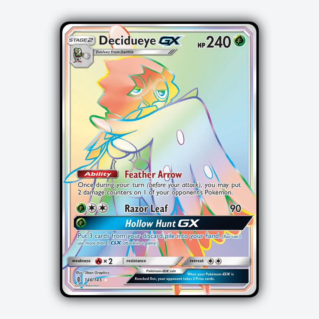 Decidueye-GX 146/145 - Guardians Rising Set - Card Rug