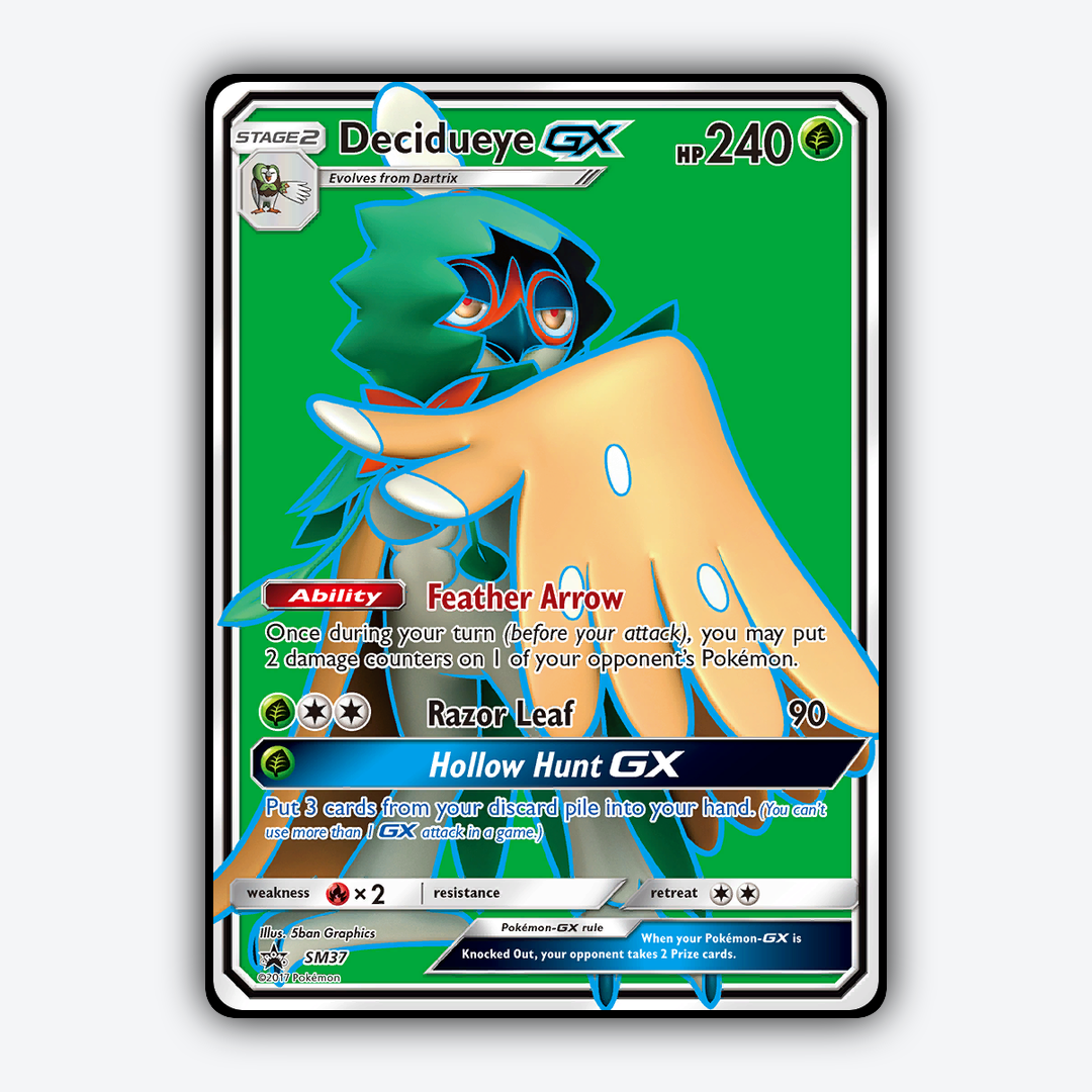Decidueye-GX #37 - SM Black Star Promos Set - Card Rug
