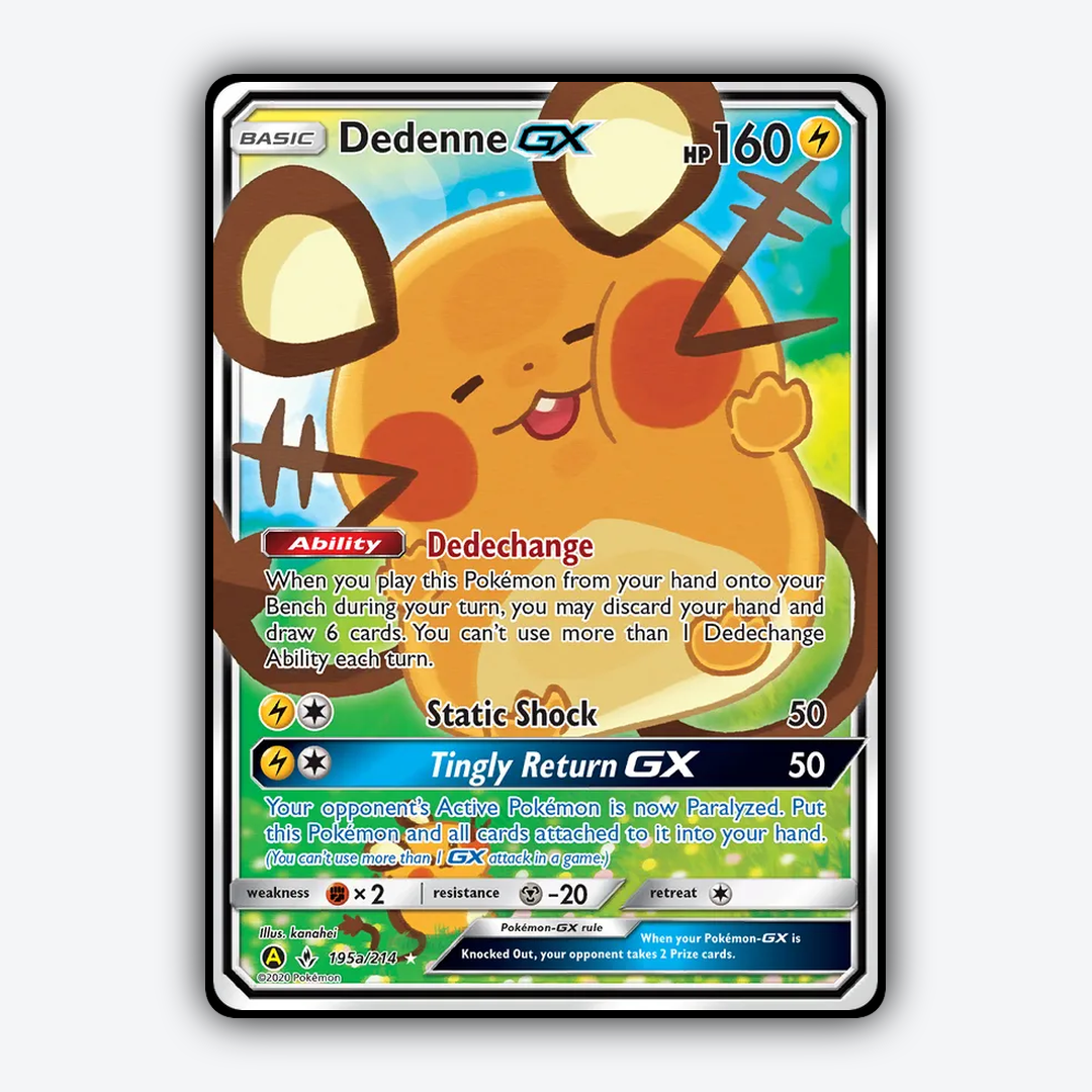 Dedenne-GX 195a/214 - Unbroken Bonds Set - Card Rug