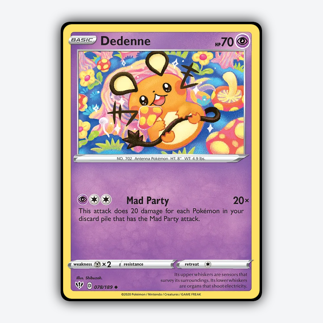Dedenne 078/189 - Darkness Ablaze Set - Card Rug