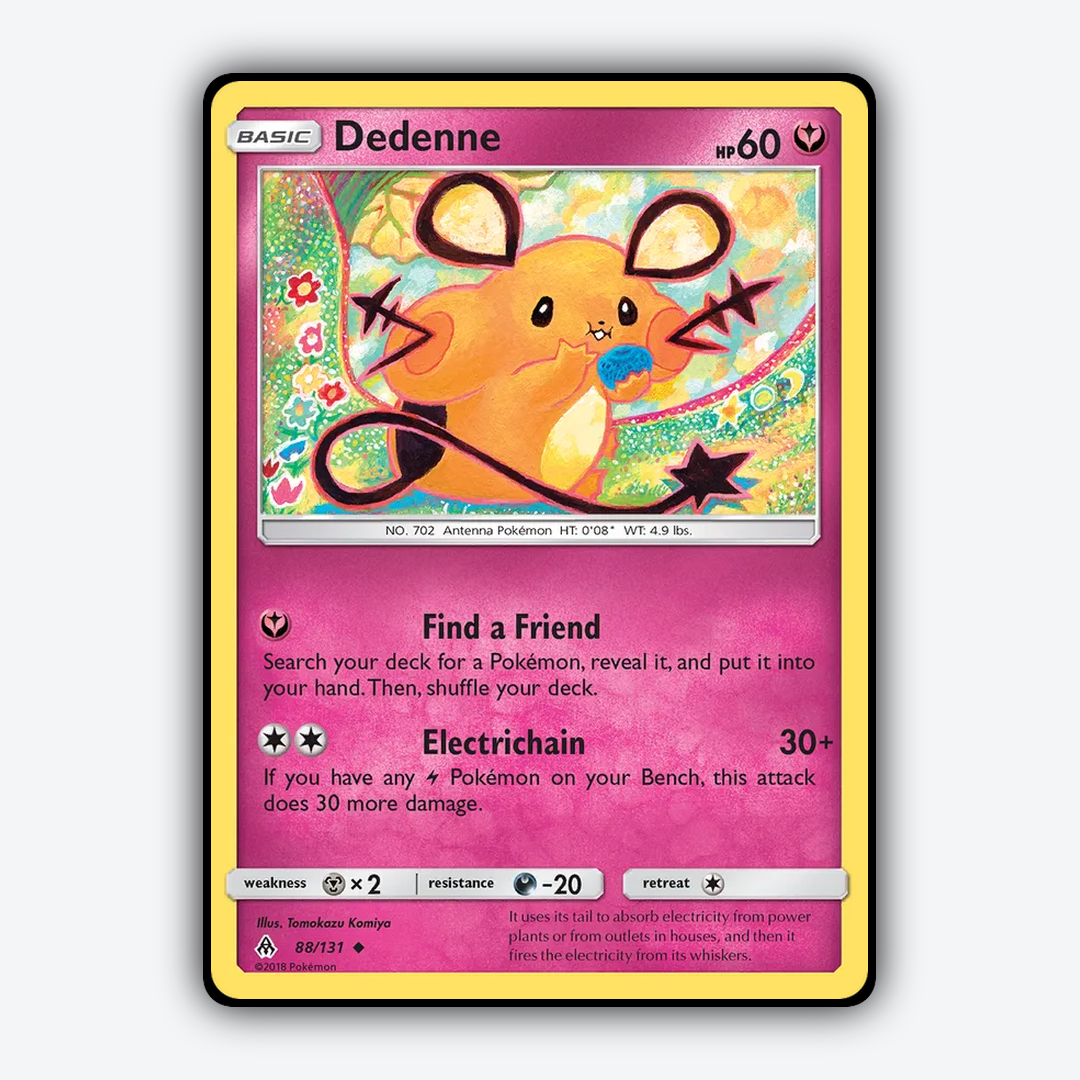 Dedenne 088/131 - Forbidden Light Set - Card Rug