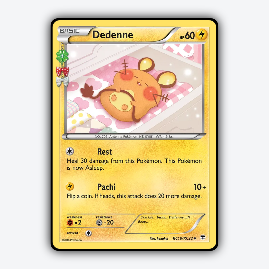 Dedenne RC010 - Generations Set - Card Rug