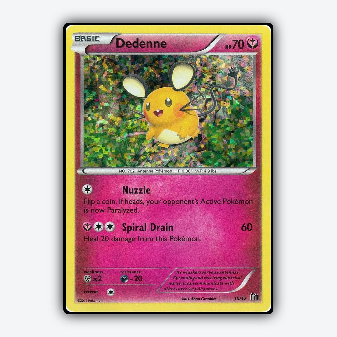 Dedenne 010/12 - McDonald's Collection 2016 Set - Card Rug