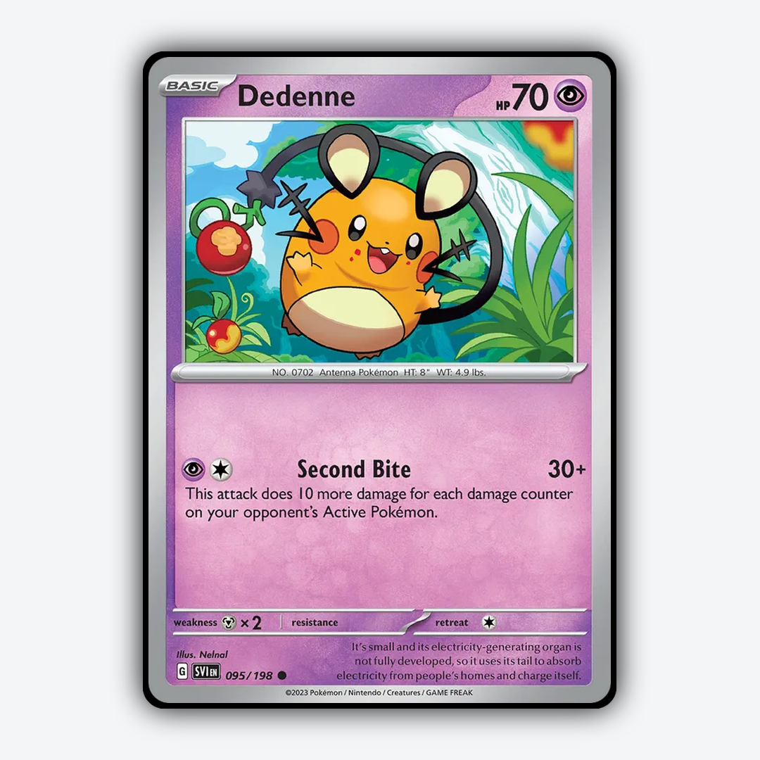 Dedenne 095/198 - Scarlet & Violet Set - Card Rug