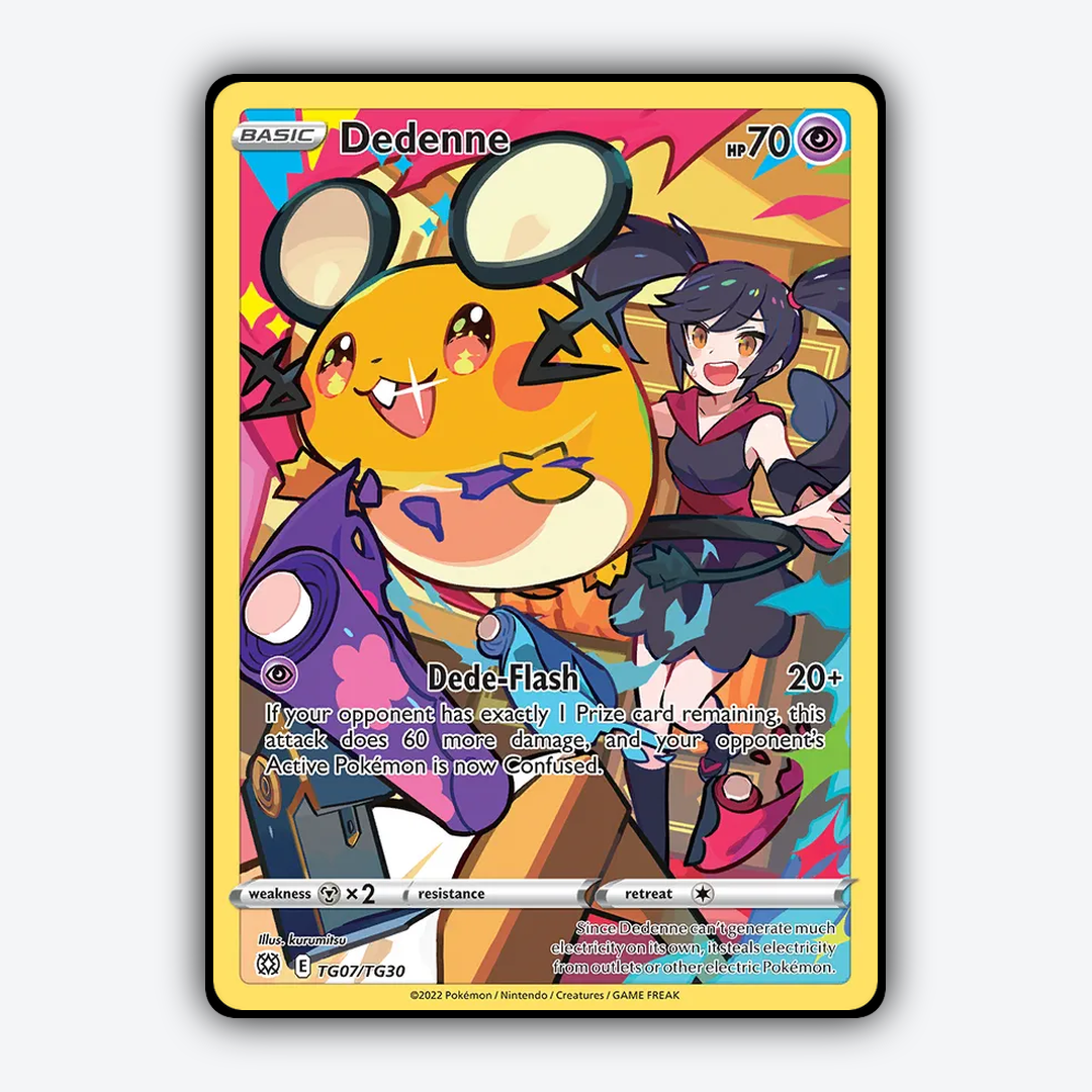 Dedenne TG007/30 - TG007/30 Brilliant Stars Trainer Gallery Set - Card Rug