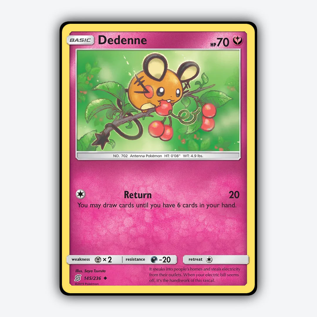 Dedenne 145/236 - Unified Minds Set - Card Rug
