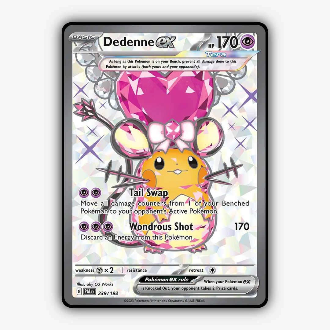 Dedenne ex 239/193 - Paldea Evolved Set - Card Rug