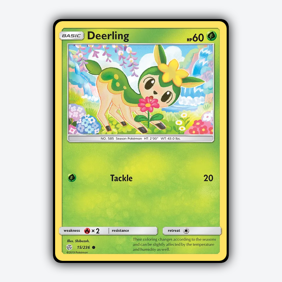 Deerling 015/236 - Cosmic Eclipse Set - Card Rug