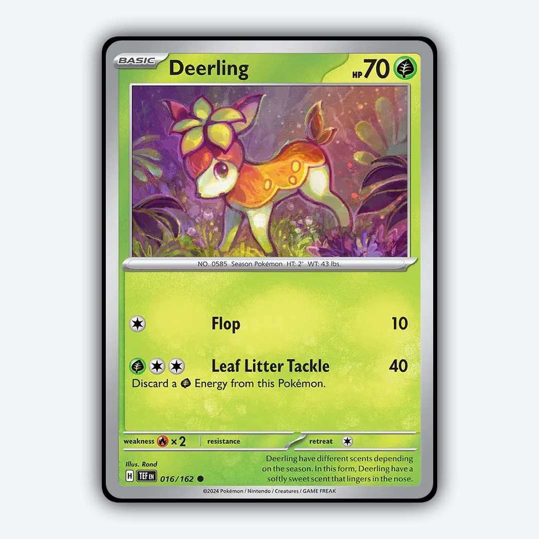 Deerling 016/162 - Temporal Forces Set - Card Rug