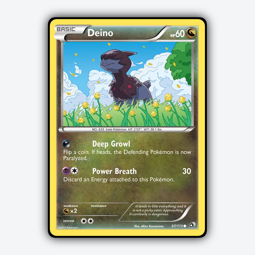 Deino 097/113 - Legendary Treasures Set - Card Rug