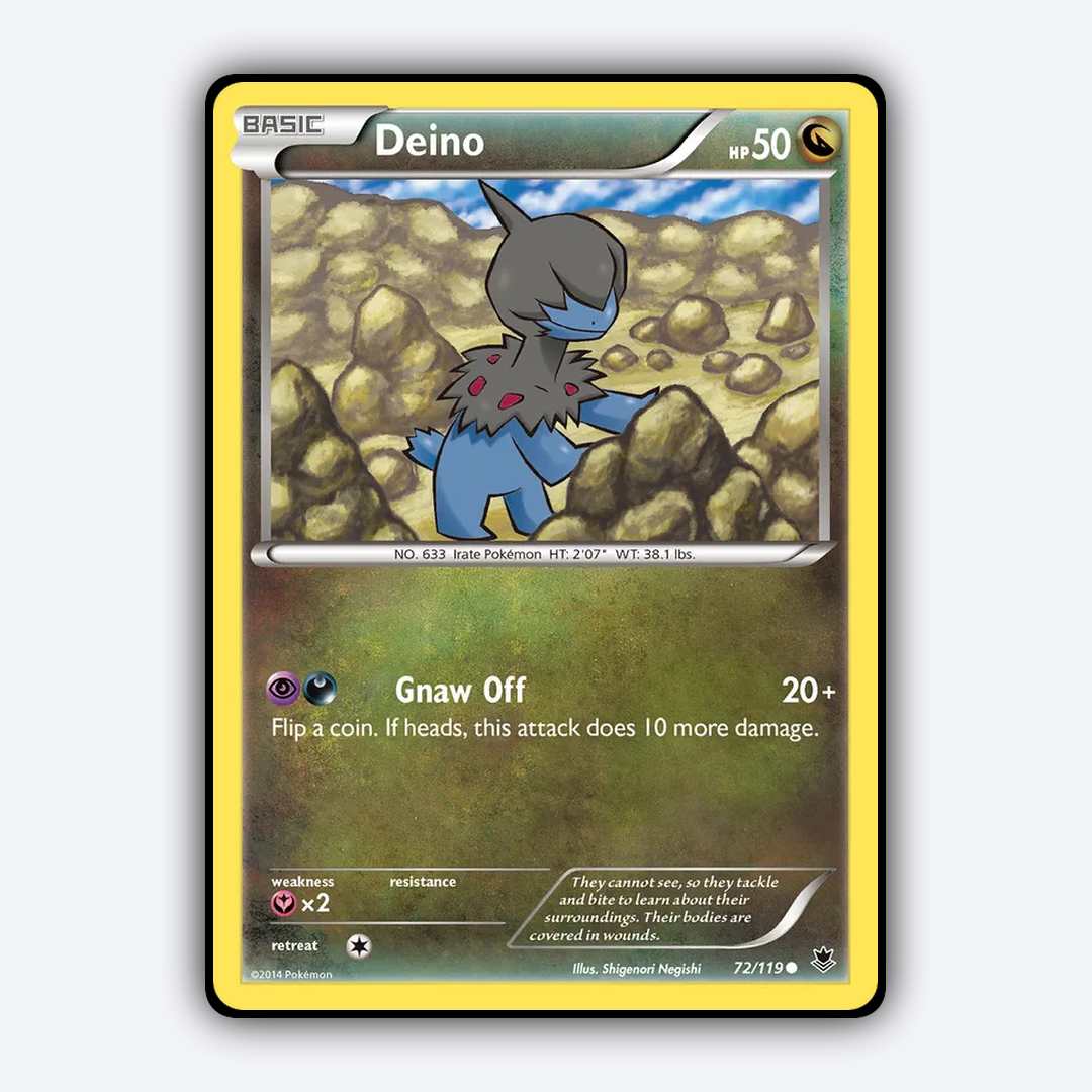 Deino 072/119 - Phantom Forces Set - Card Rug