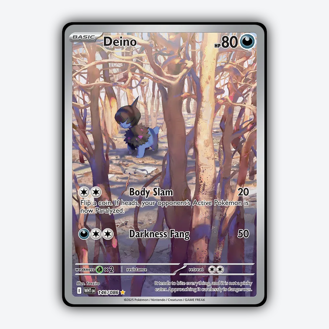 Deino #146 - White Flare Set - Card Rug