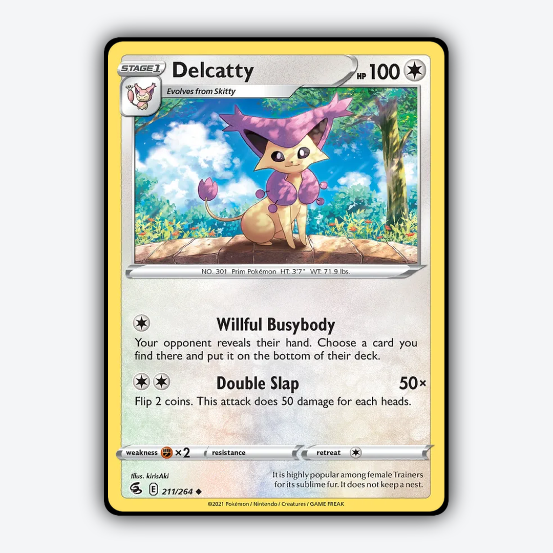 Delcatty 211/264 - Fusion Strike Set - Card Rug