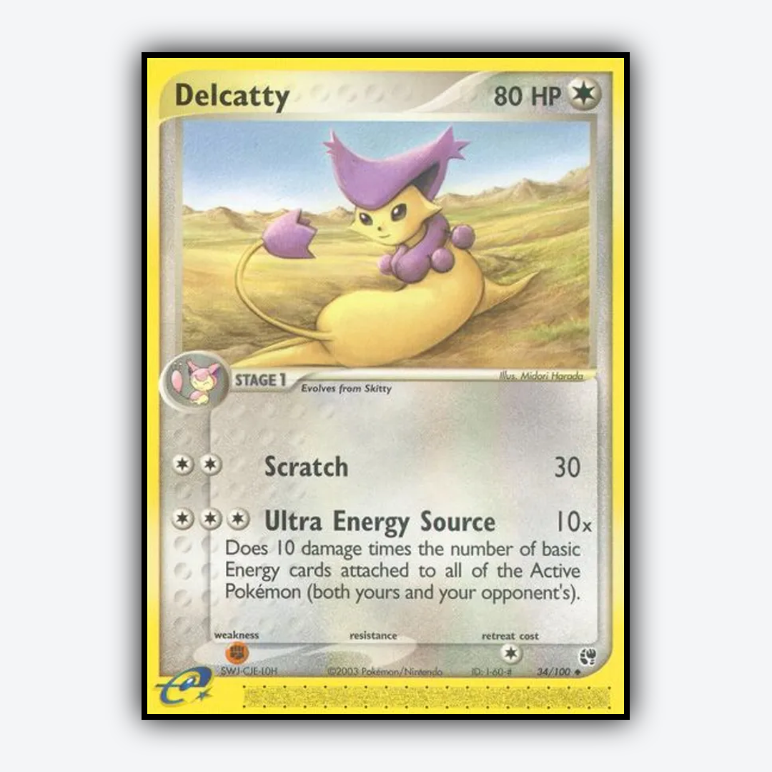 Delcatty 034/100 - Sandstorm Set - Card Rug