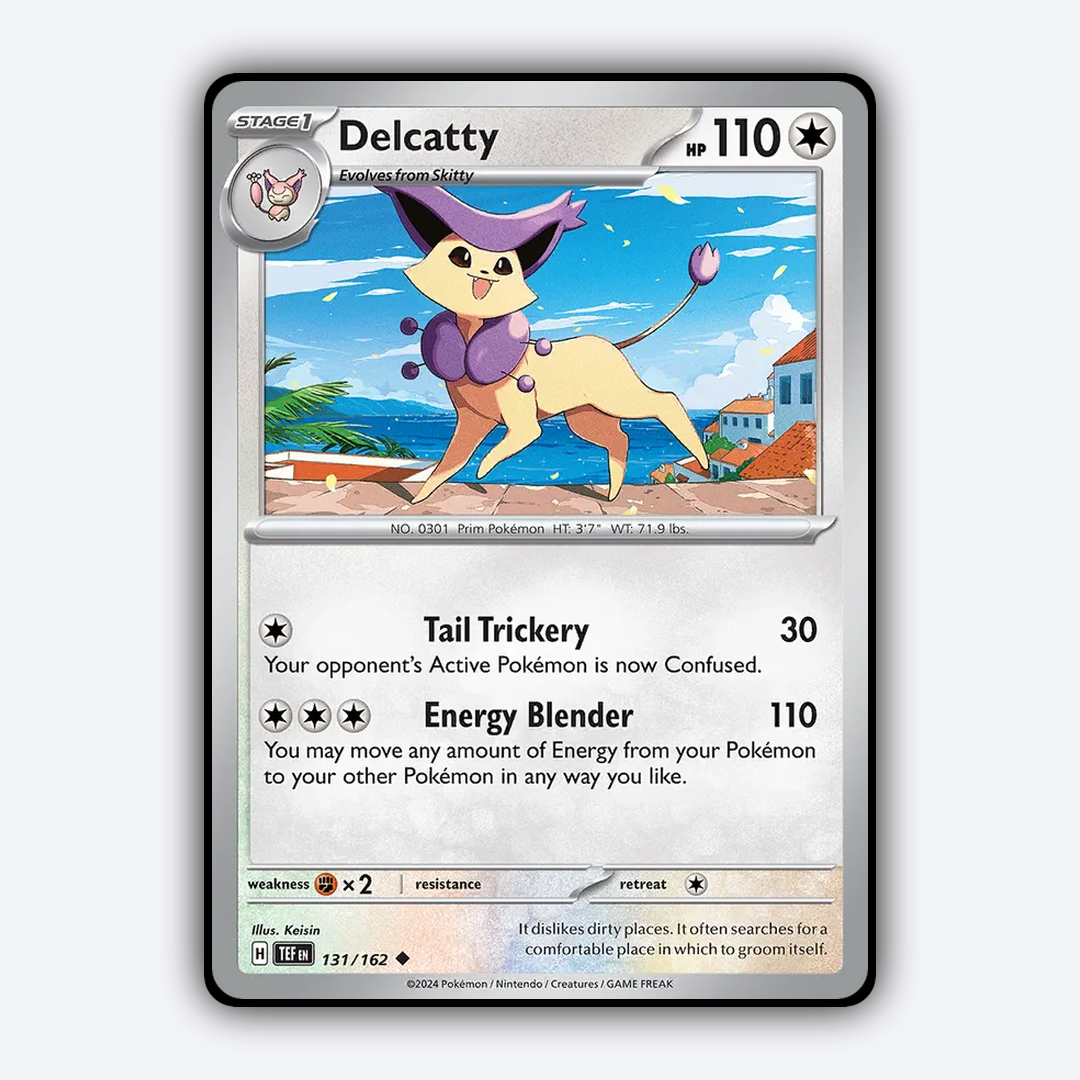 Delcatty 131/162 - Temporal Forces Set - Card Rug