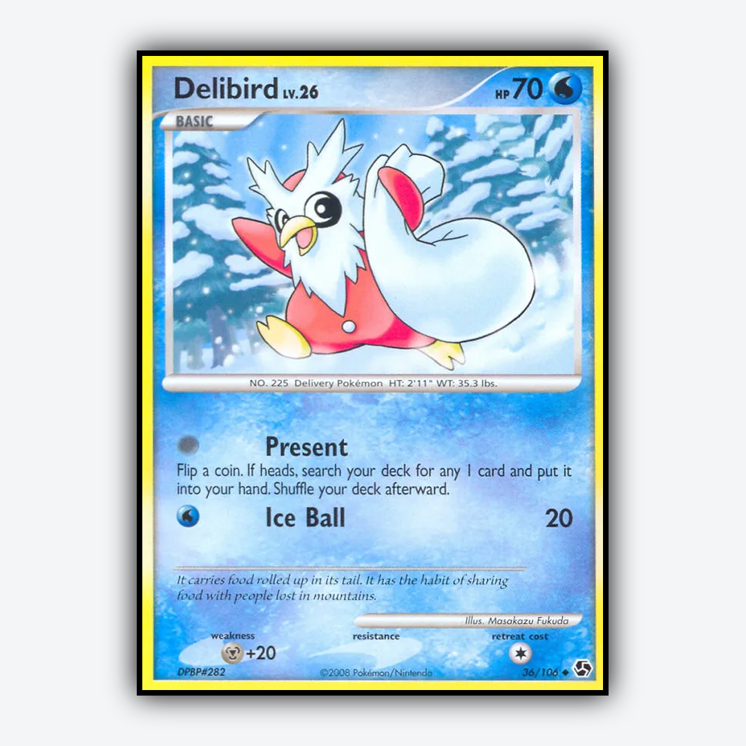 Delibird 036/106 - Great Encounters Set - Card Rug