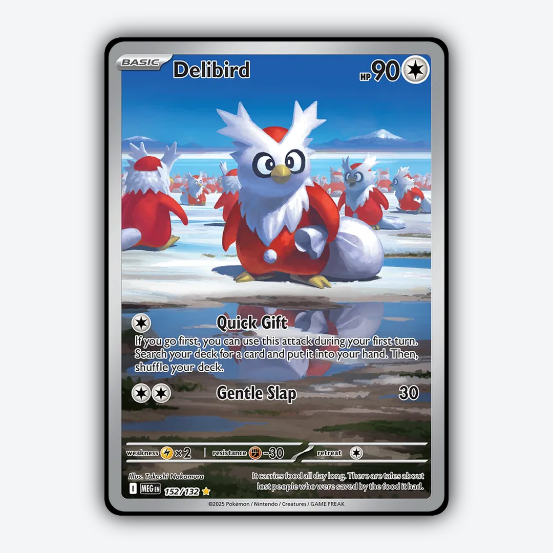 Delibird #152 - Mega Evolution Set - Card Rug
