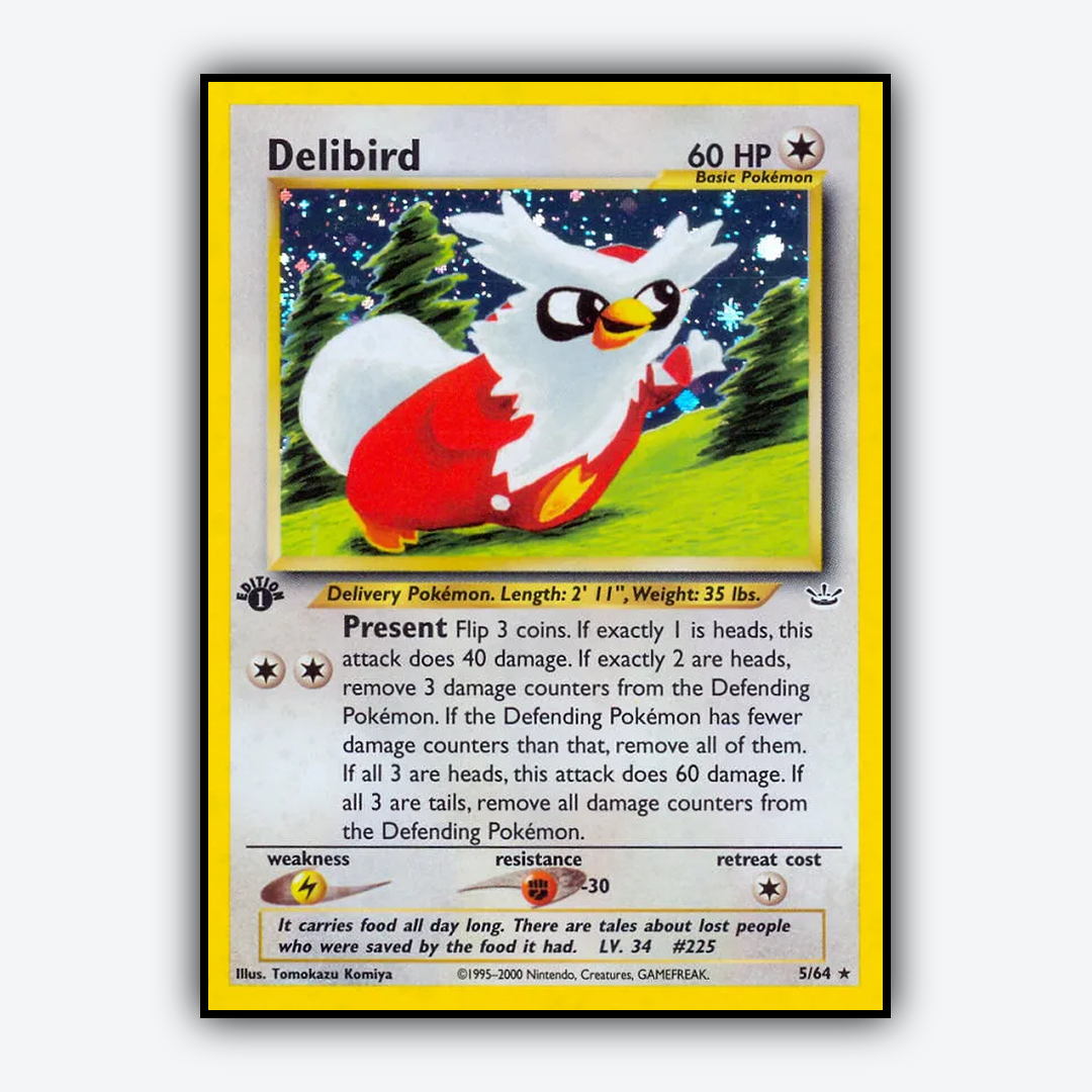 Delibird 005/64 - Neo Revelation Set - Card Rug