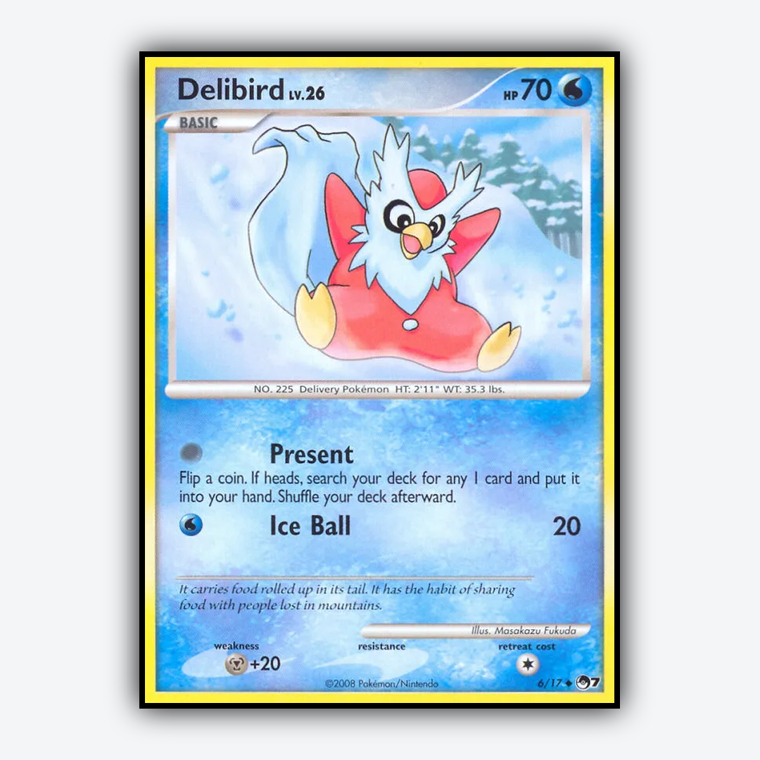 Delibird 006/17 - POP Series 7 Set - Card Rug