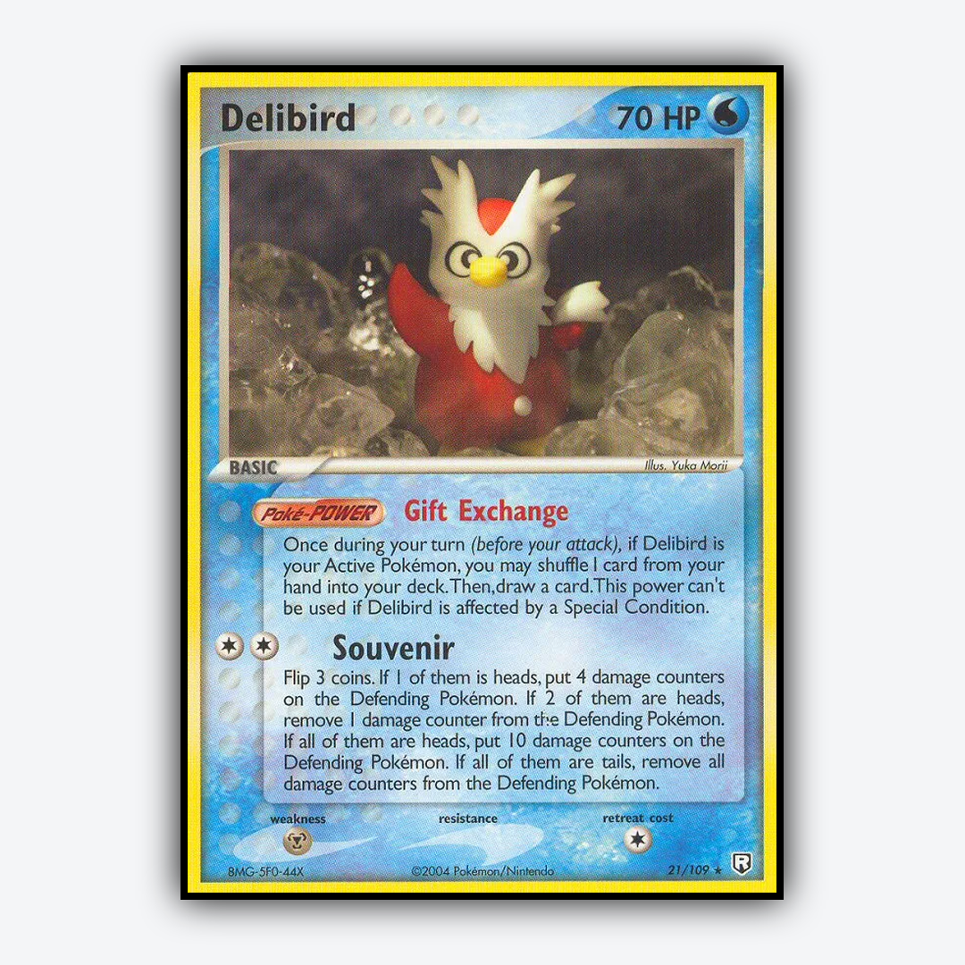 Delibird 021/109 - Team Rocket Returns Set - Card Rug