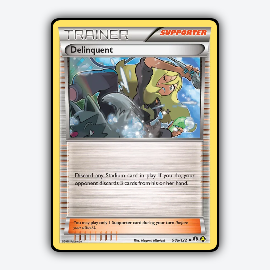 Delinquent 098a/122 - BREAKpoint Set - Card Rug