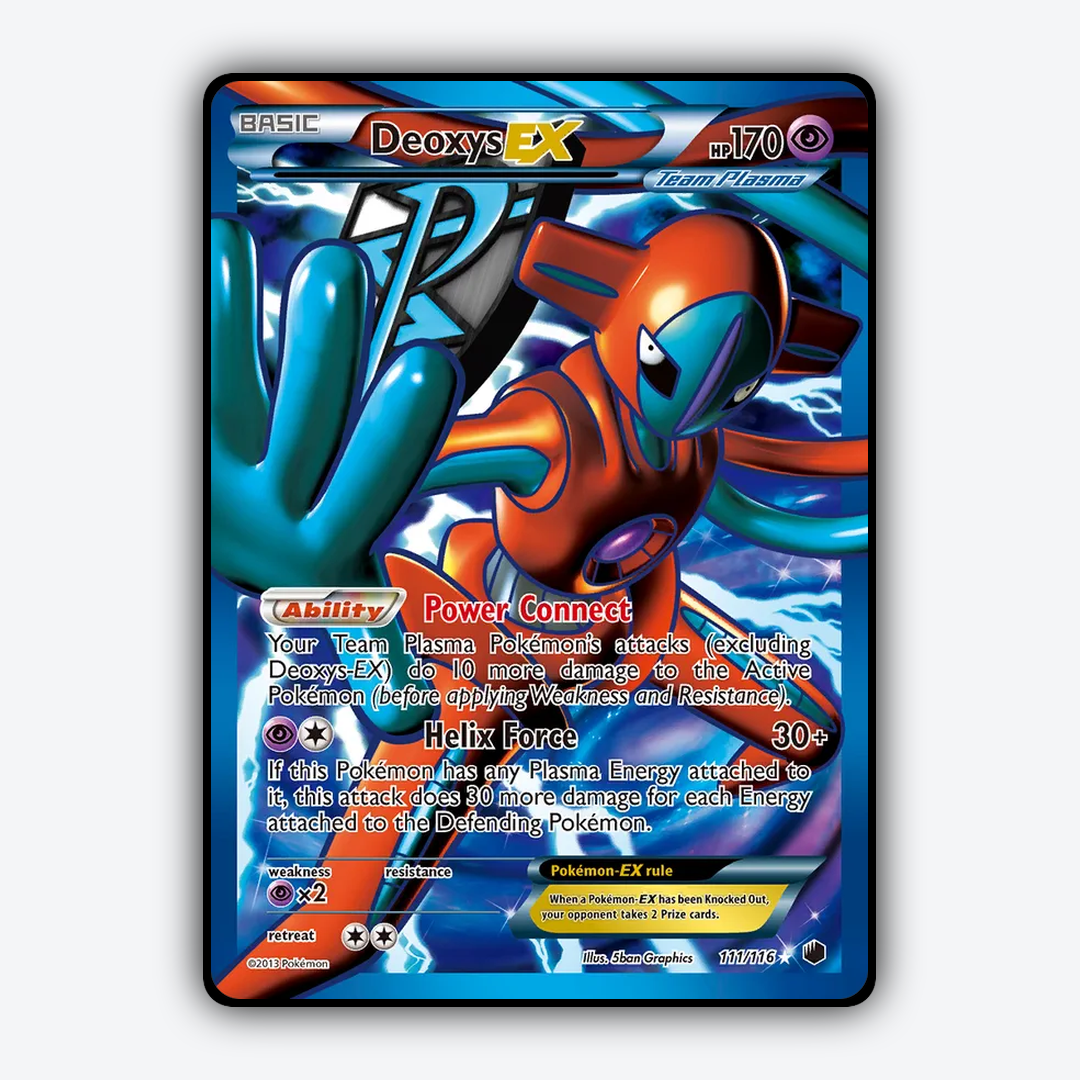 Deoxys-EX 111/116 - Plasma Freeze Set - Card Rug