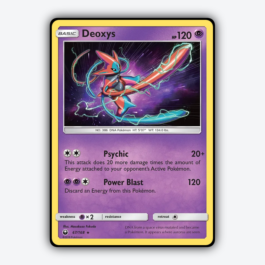 Deoxys 067/168 - Celestial Storm Set - Card Rug