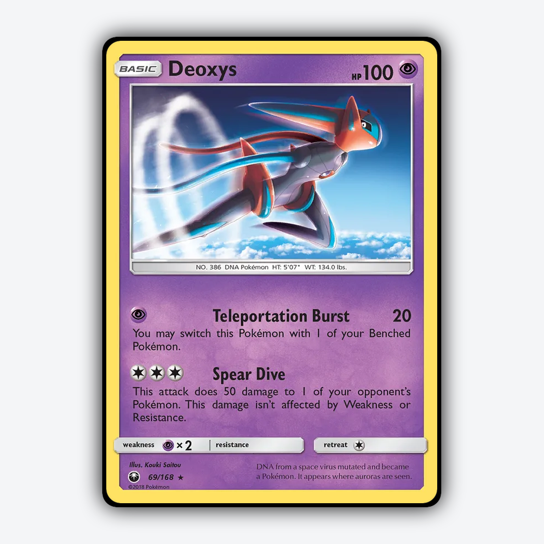 Deoxys 069/168 - Celestial Storm Set - Card Rug