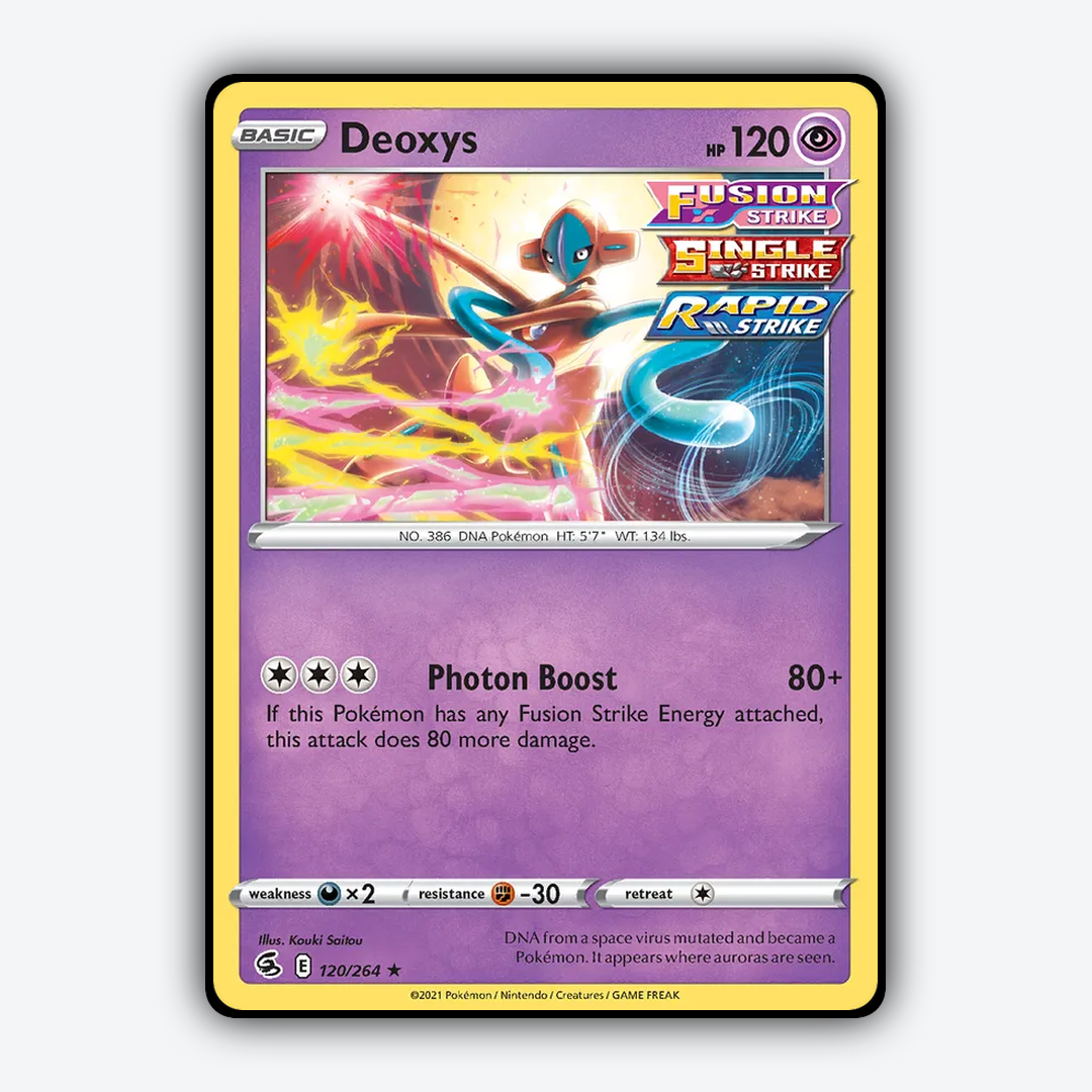 Deoxys 120/264 - Fusion Strike Set - Card Rug
