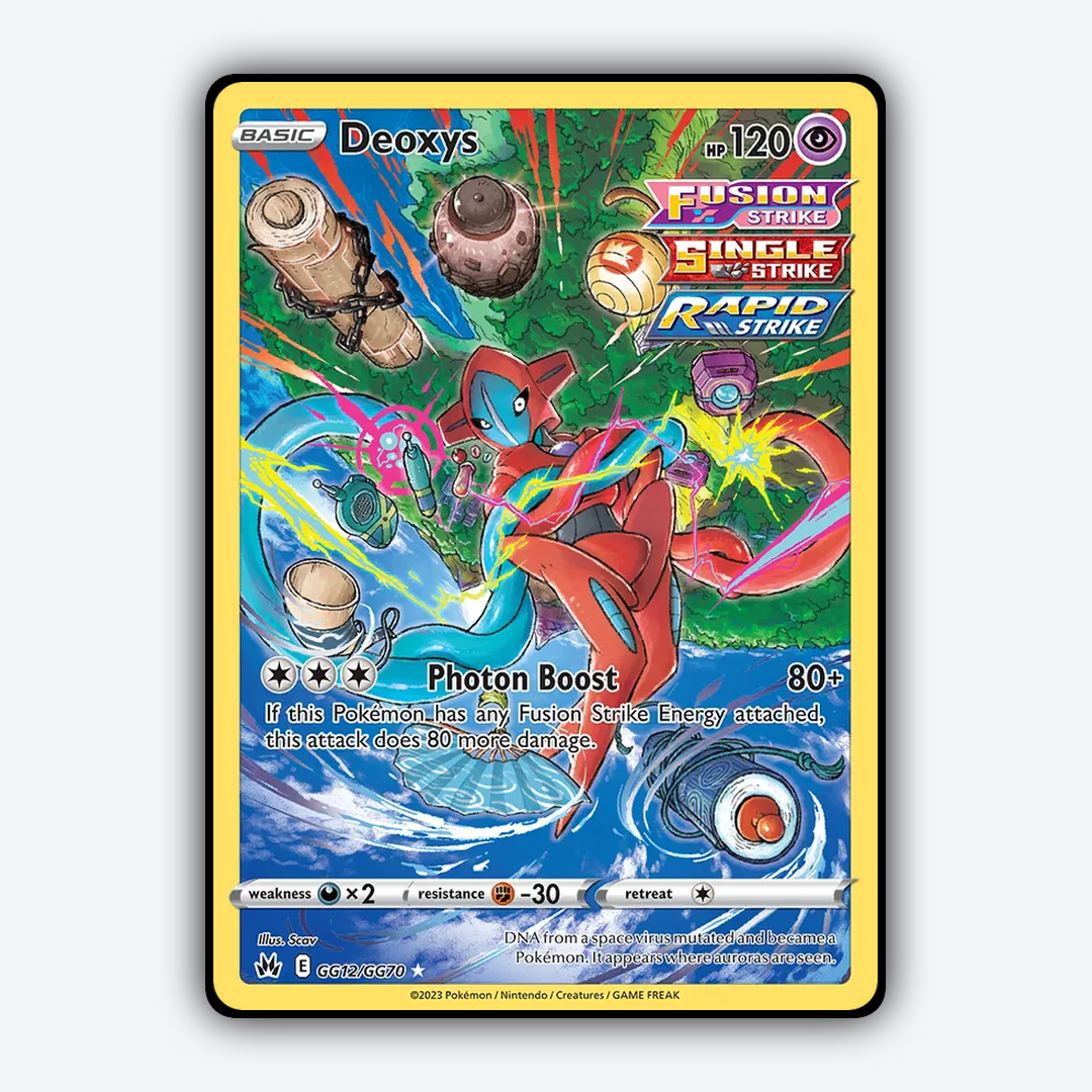 Deoxys #12 - Crown Zenith Set - Card Rug
