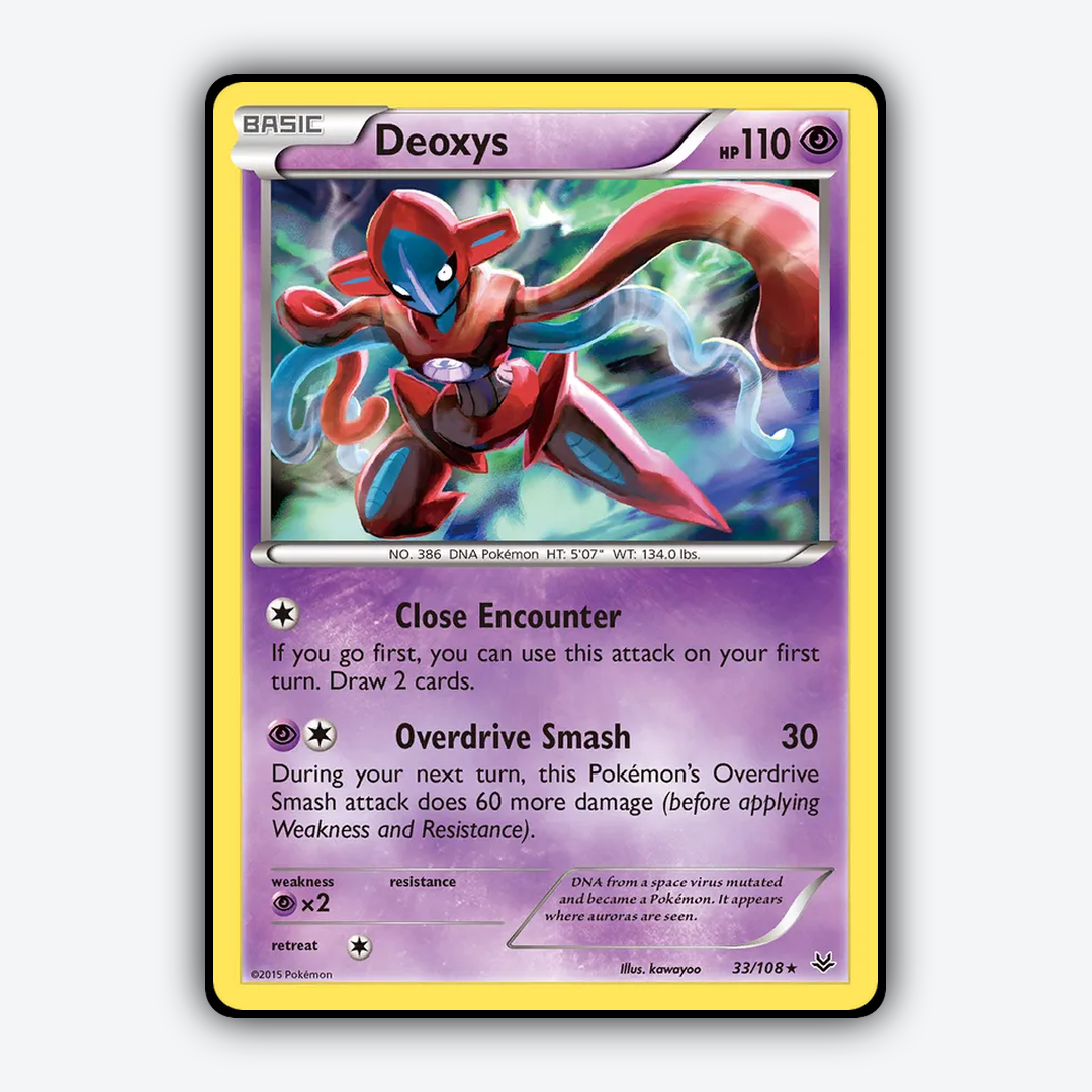 Deoxys 033/108 - Roaring Skies Set - Card Rug