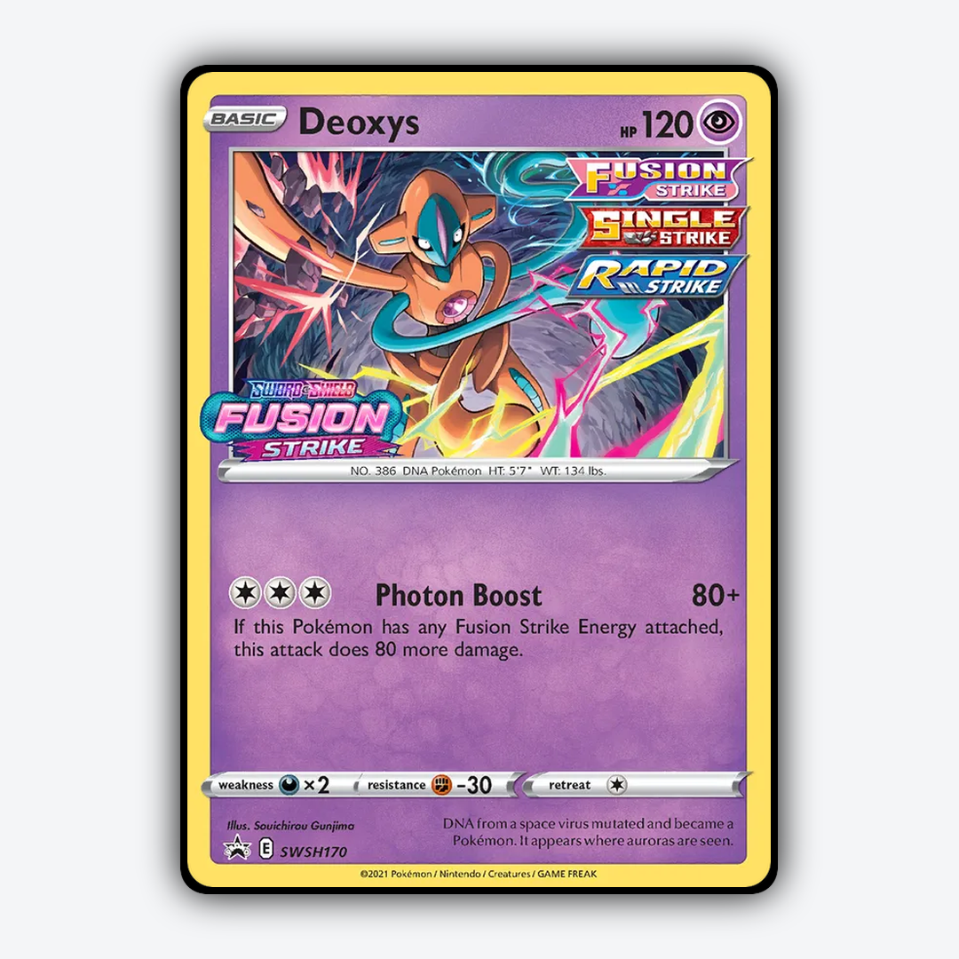 Deoxys #170 - SWSH Black Star Promos Set - Card Rug