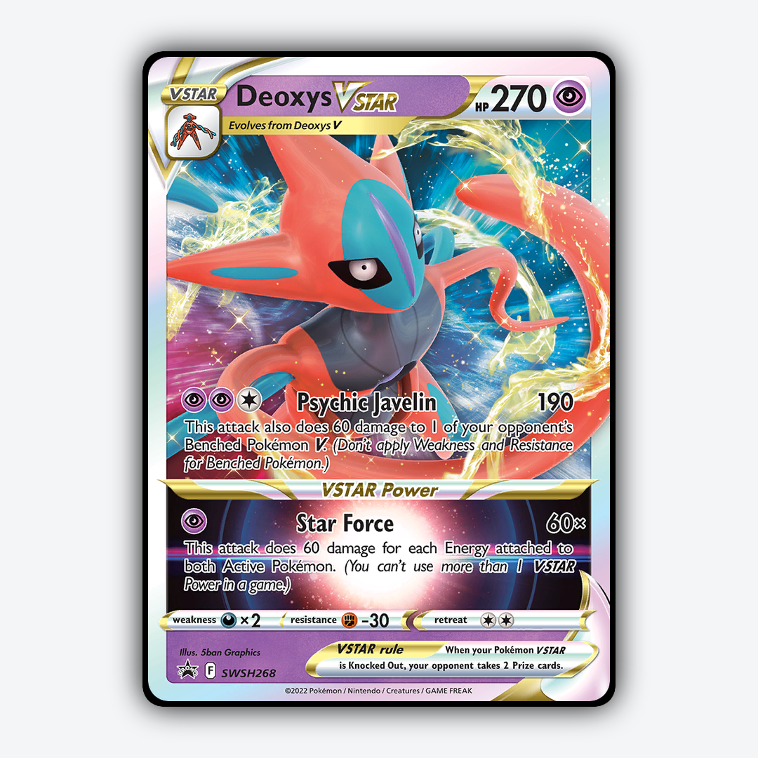 Deoxys VSTAR #268 - SWSH Black Star Promos Set - Card Rug