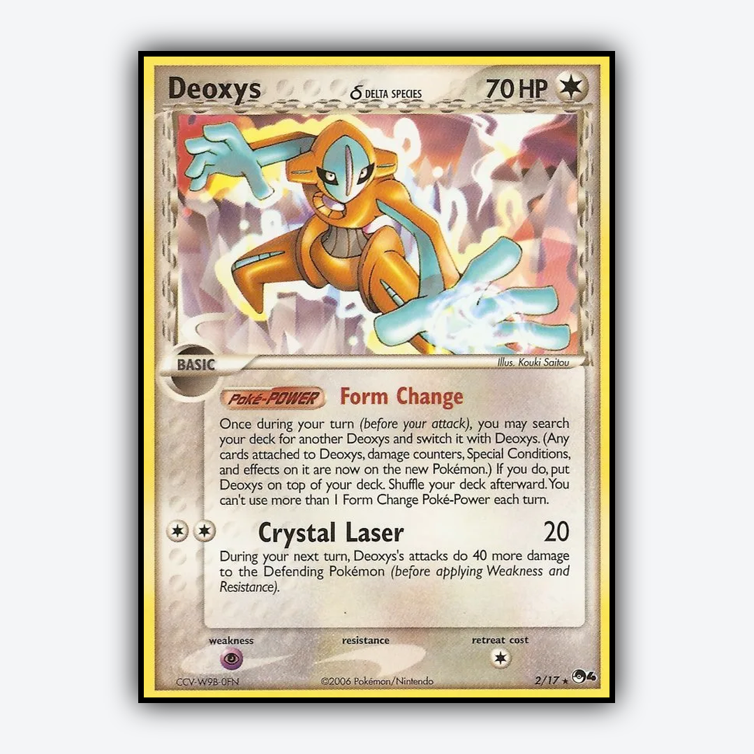 Deoxys δ 002/17 - POP Series 4 Set - Card Rug