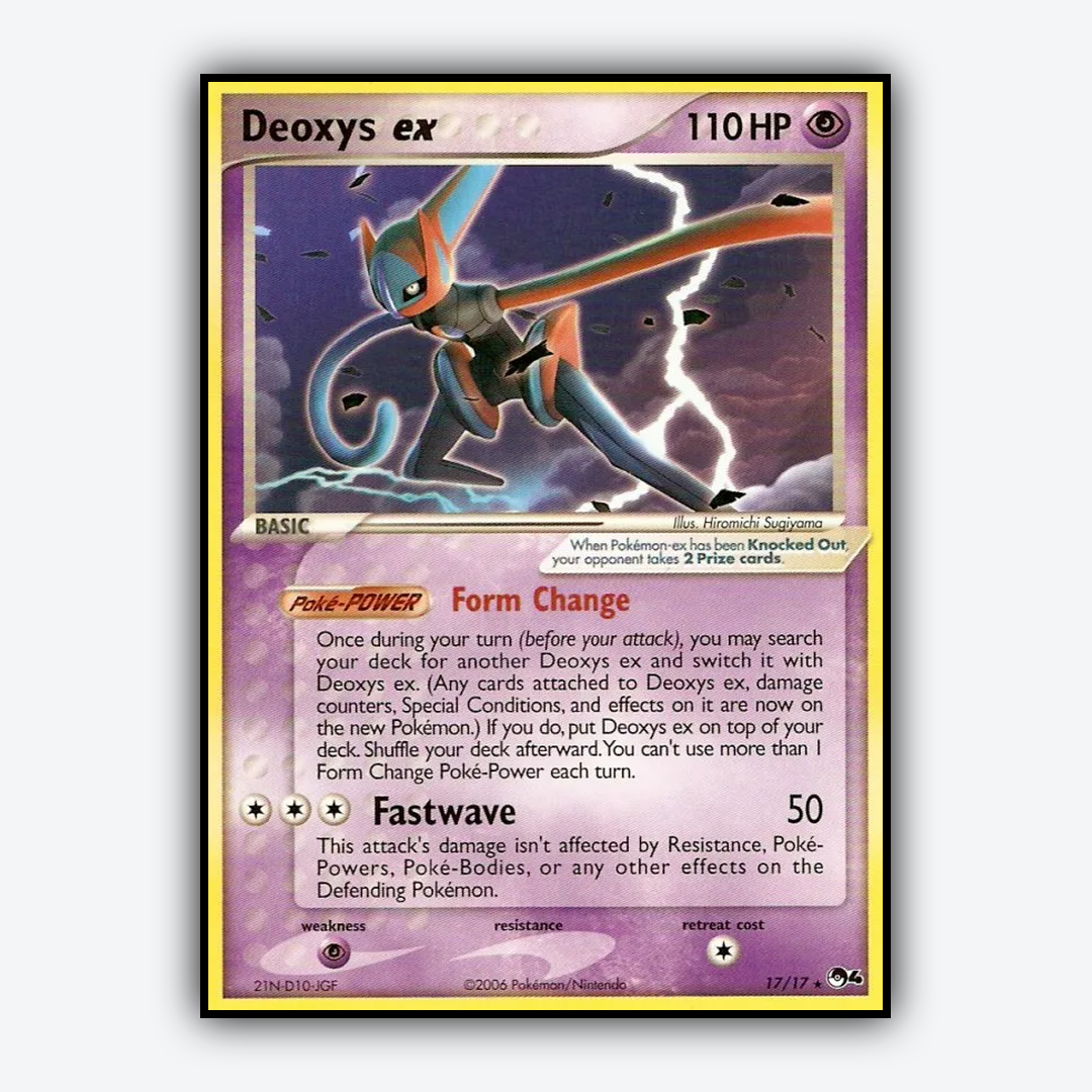 Deoxys ex 017/17 - POP Series 4 Set - Card Rug
