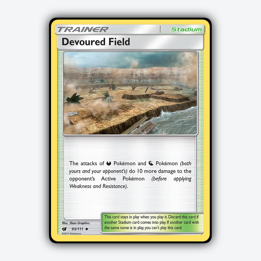 Devoured Field 093/111 - Crimson Invasion Set - Card Rug