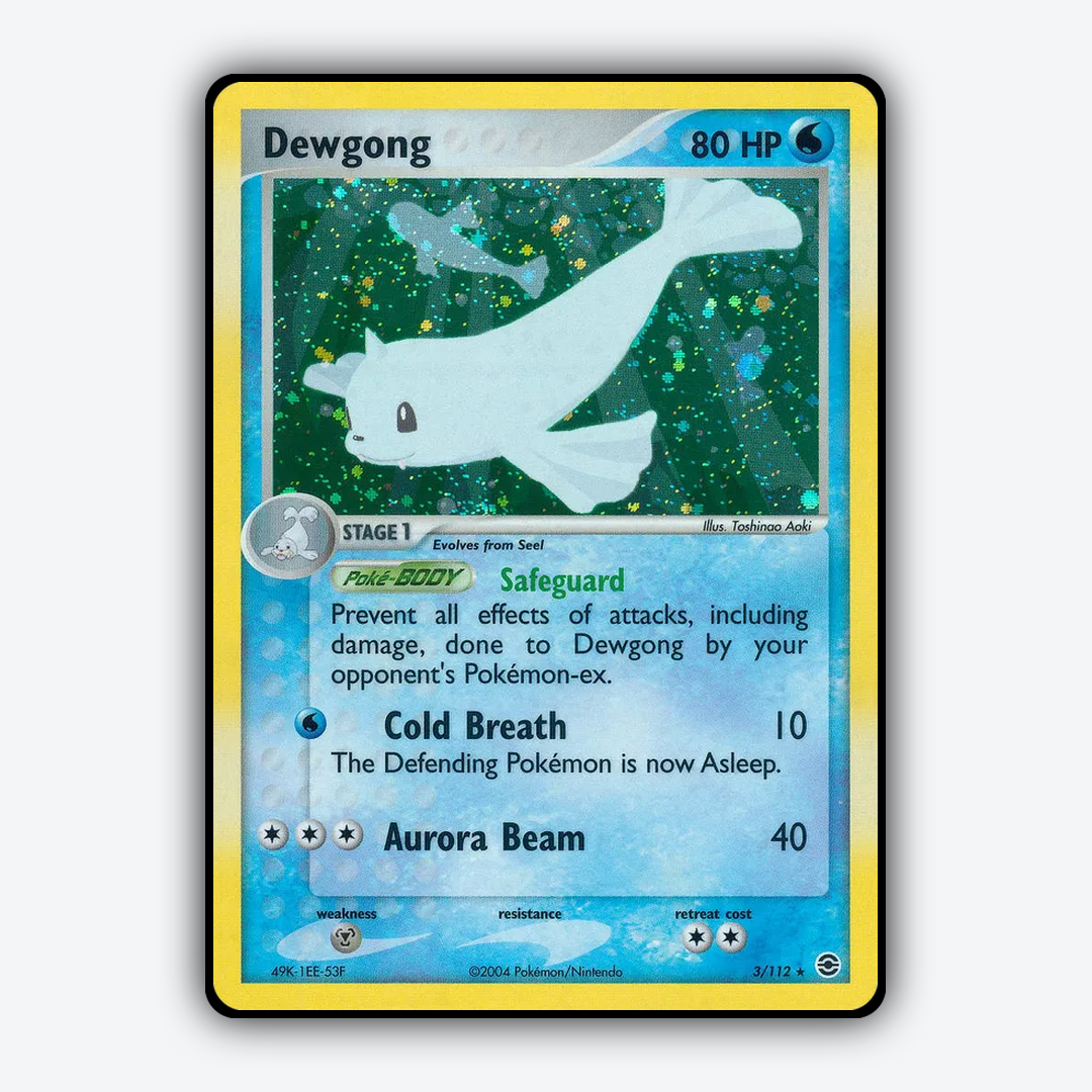 Dewgong 003/112 - FireRed & LeafGreen Set - Card Rug