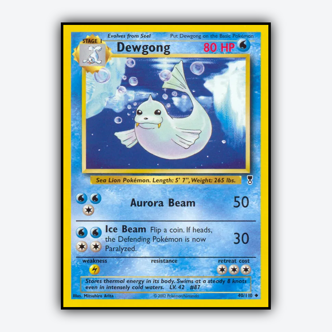 Dewgong 040/110 - Legendary Collection Set - Card Rug