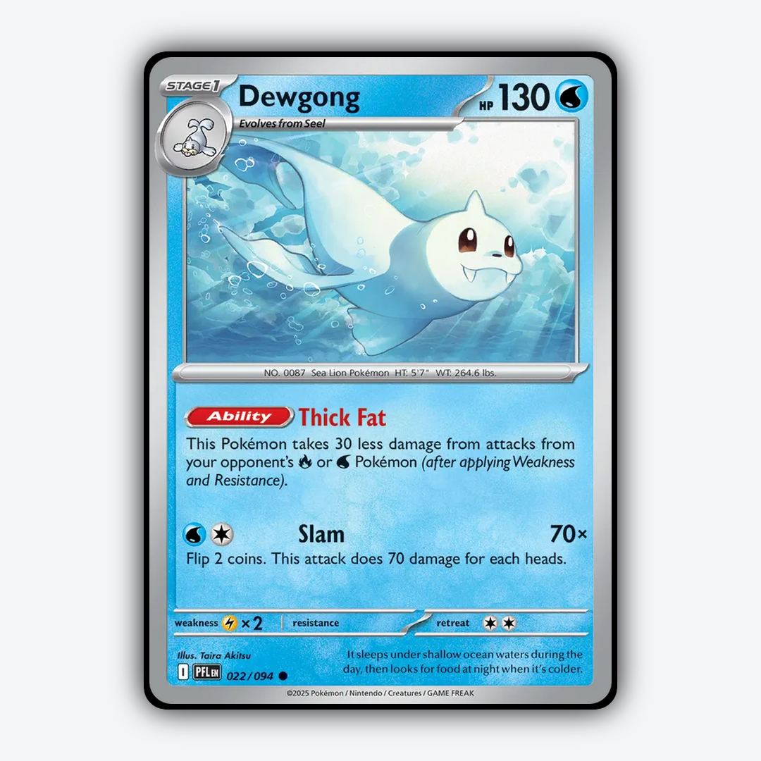 Dewgong 022/094 - Phantasmal Flames Set - Card Rug