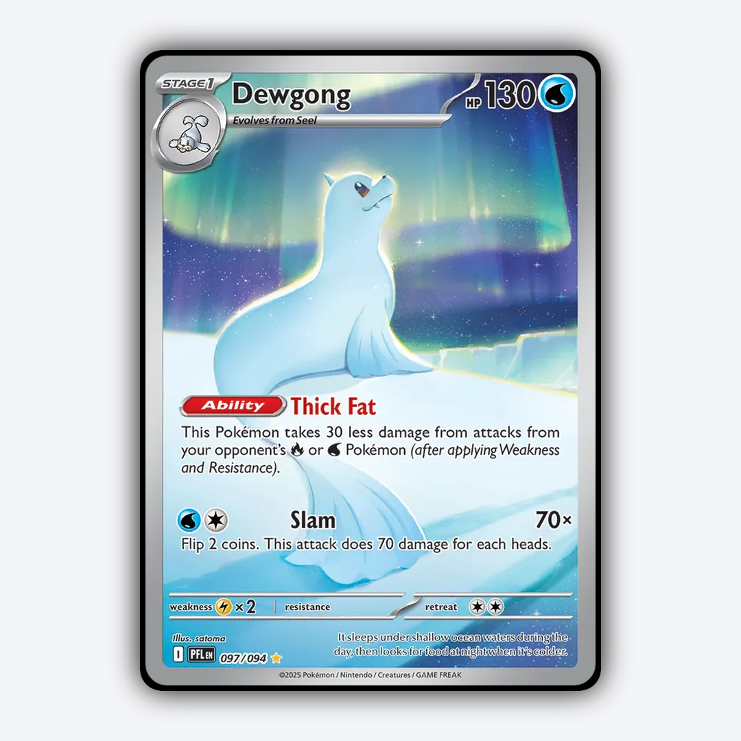 Dewgong 097/094 - Phantasmal Flames Set - Card Rug