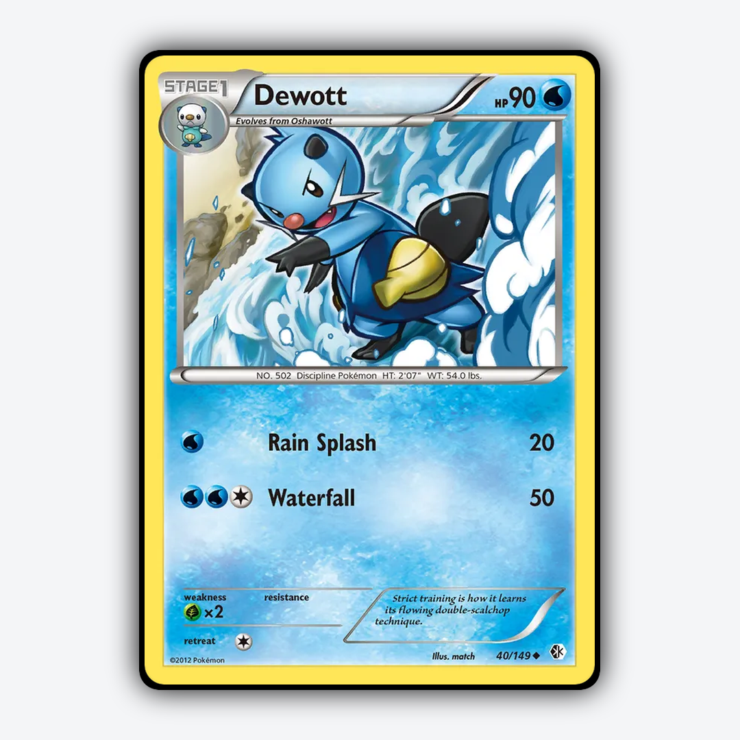 Dewott 040/149 - Boundaries Crossed Set - Card Rug