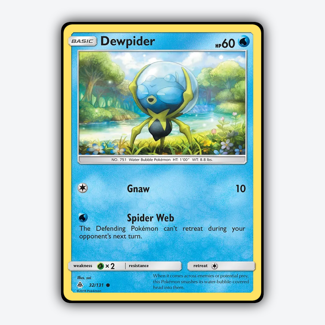 Dewpider 032/131 - Forbidden Light Set - Card Rug